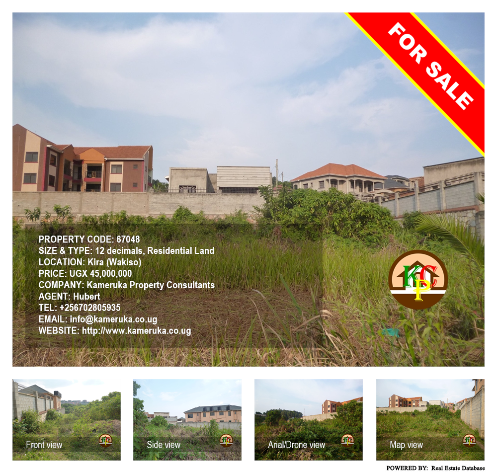 Residential Land  for sale in Kira Wakiso Uganda, code: 67048