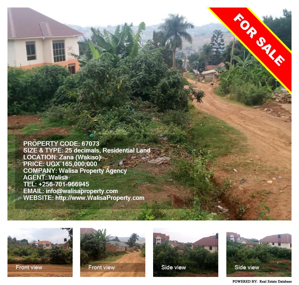 Residential Land  for sale in Zana Wakiso Uganda, code: 67073