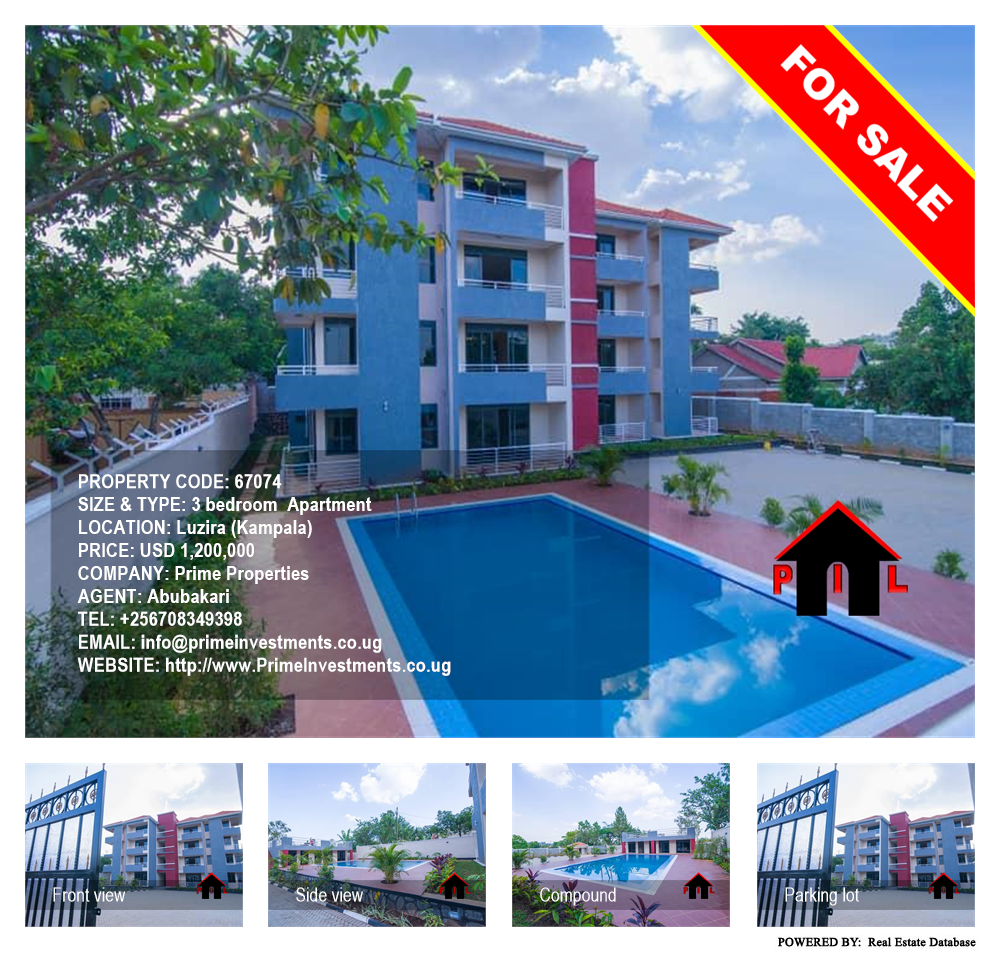 3 bedroom Apartment  for sale in Luzira Kampala Uganda, code: 67074