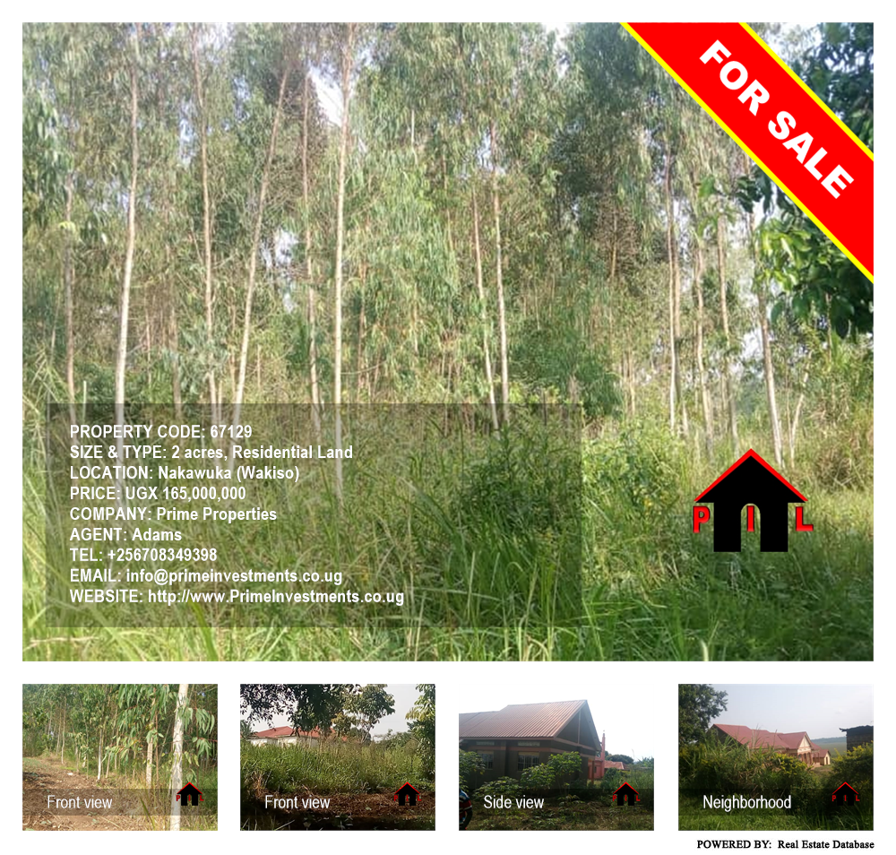 Residential Land  for sale in Nakawuka Wakiso Uganda, code: 67129