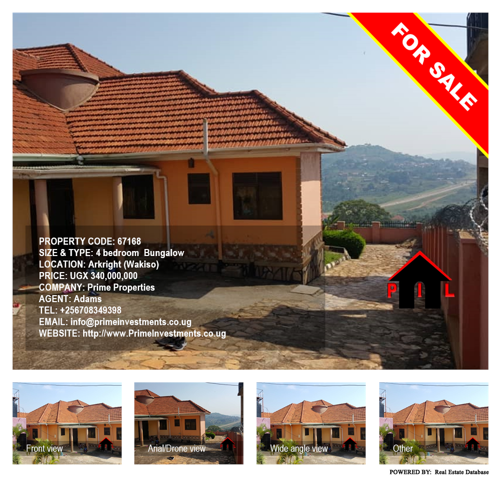 4 bedroom Bungalow  for sale in Akright Wakiso Uganda, code: 67168