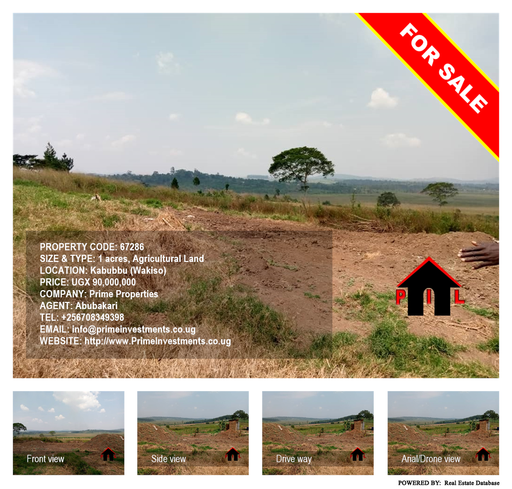 Agricultural Land  for sale in Kabubbu Wakiso Uganda, code: 67286