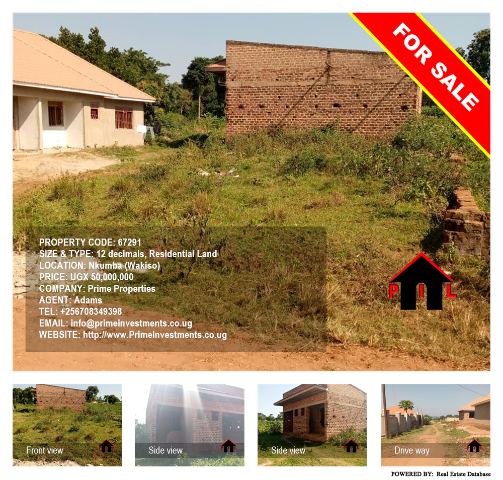 Residential Land  for sale in Nkumba Wakiso Uganda, code: 67291