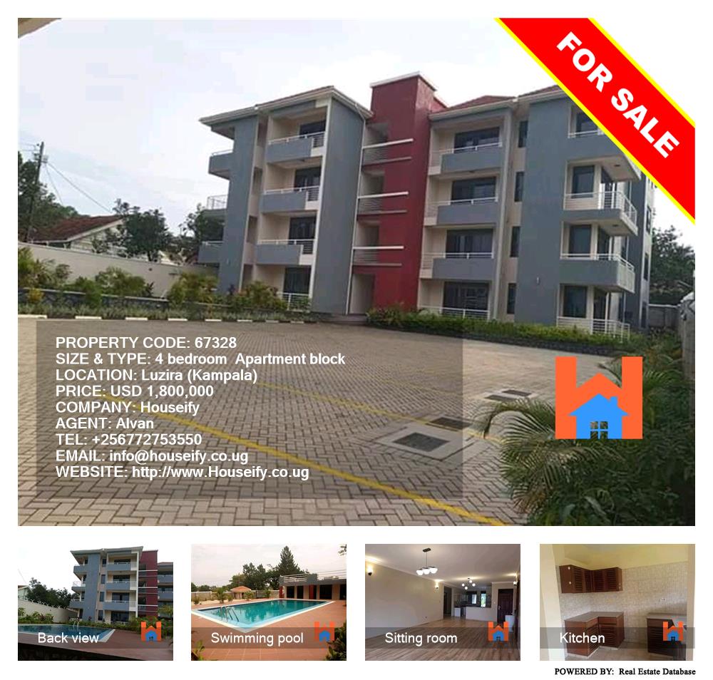 4 bedroom Apartment block  for sale in Luzira Kampala Uganda, code: 67328
