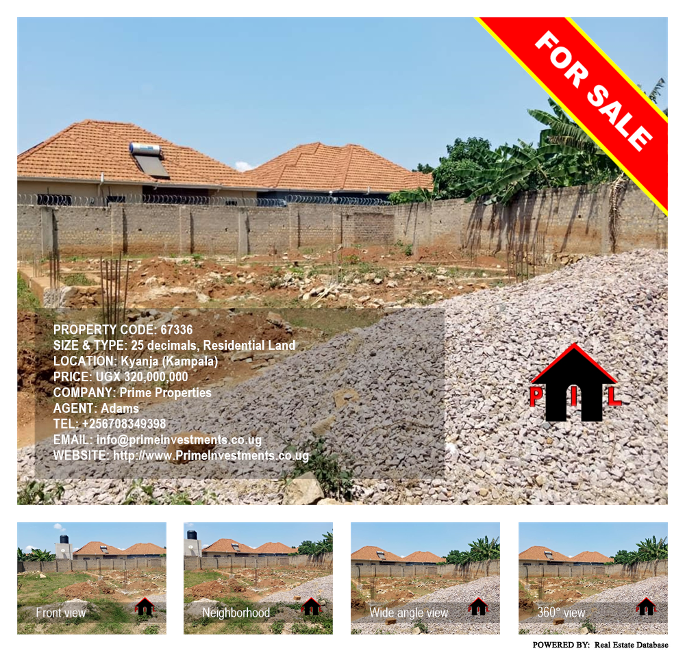 Residential Land  for sale in Kyanja Kampala Uganda, code: 67336