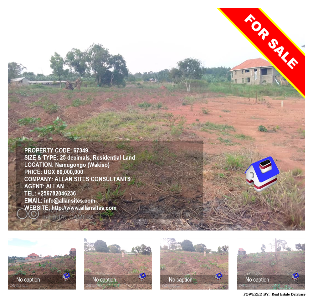 Residential Land  for sale in Namugongo Wakiso Uganda, code: 67349