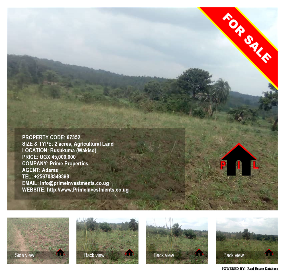 Agricultural Land  for sale in Busukuma Wakiso Uganda, code: 67352