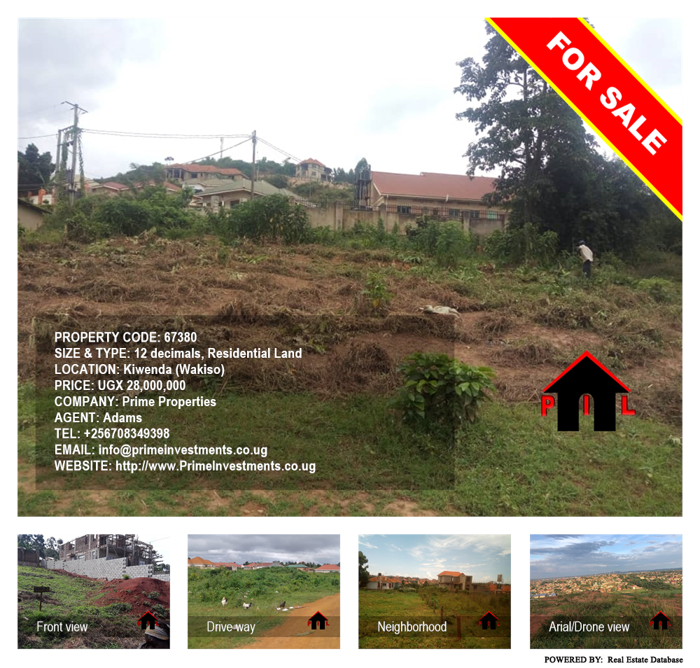 Residential Land  for sale in Kiwenda Wakiso Uganda, code: 67380