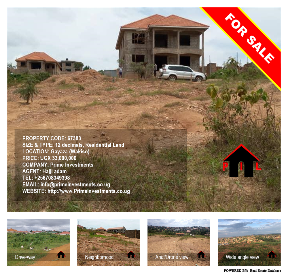 Residential Land  for sale in Gayaza Wakiso Uganda, code: 67383