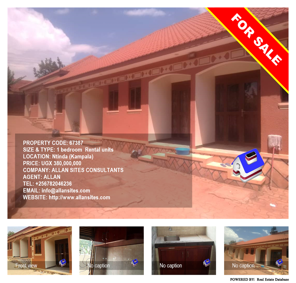 1 bedroom Rental units  for sale in Ntinda Kampala Uganda, code: 67387