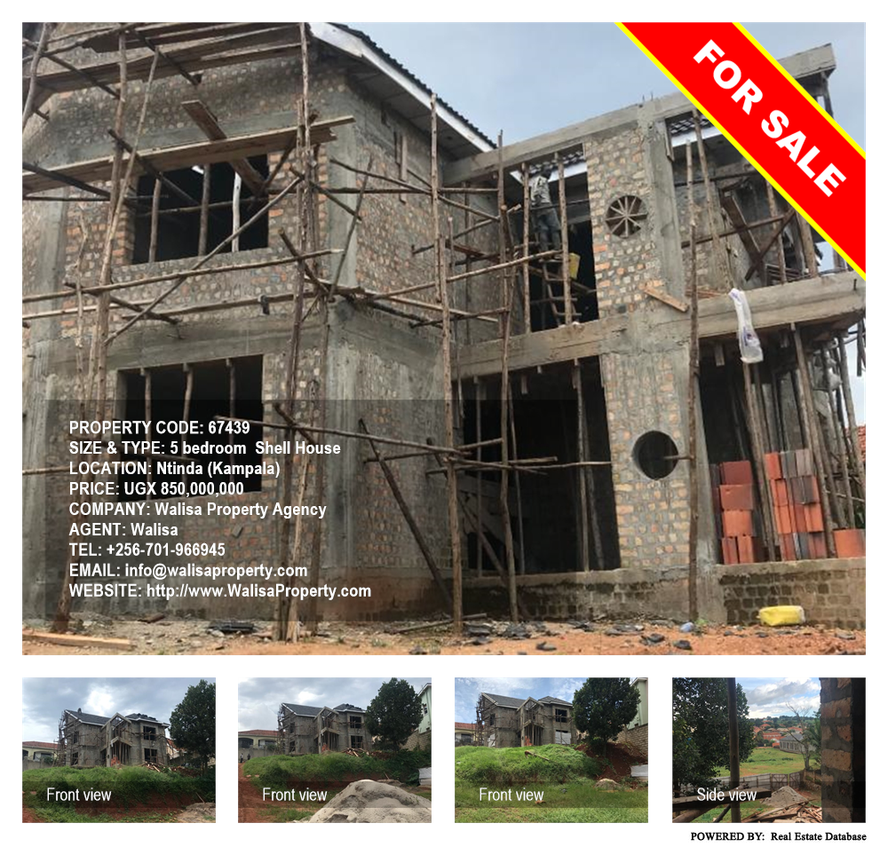 5 bedroom Shell House  for sale in Ntinda Kampala Uganda, code: 67439