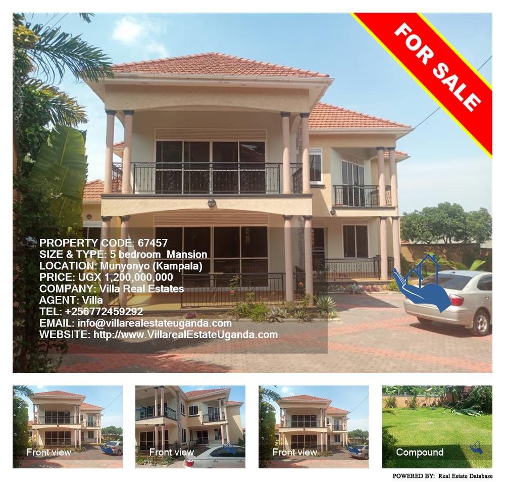 5 bedroom Mansion  for sale in Munyonyo Kampala Uganda, code: 67457