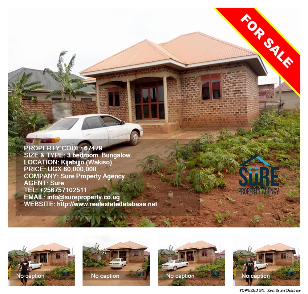 3 bedroom Bungalow  for sale in Kijabijo Wakiso Uganda, code: 67479