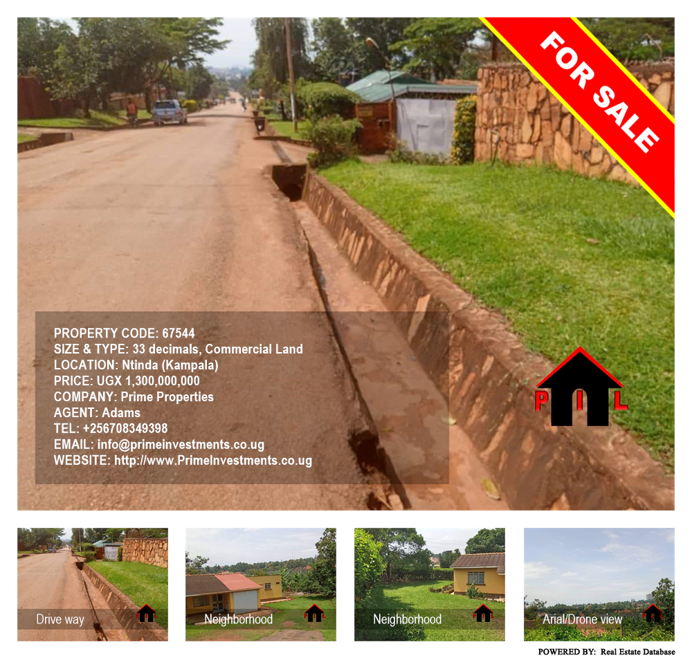 Commercial Land  for sale in Ntinda Kampala Uganda, code: 67544