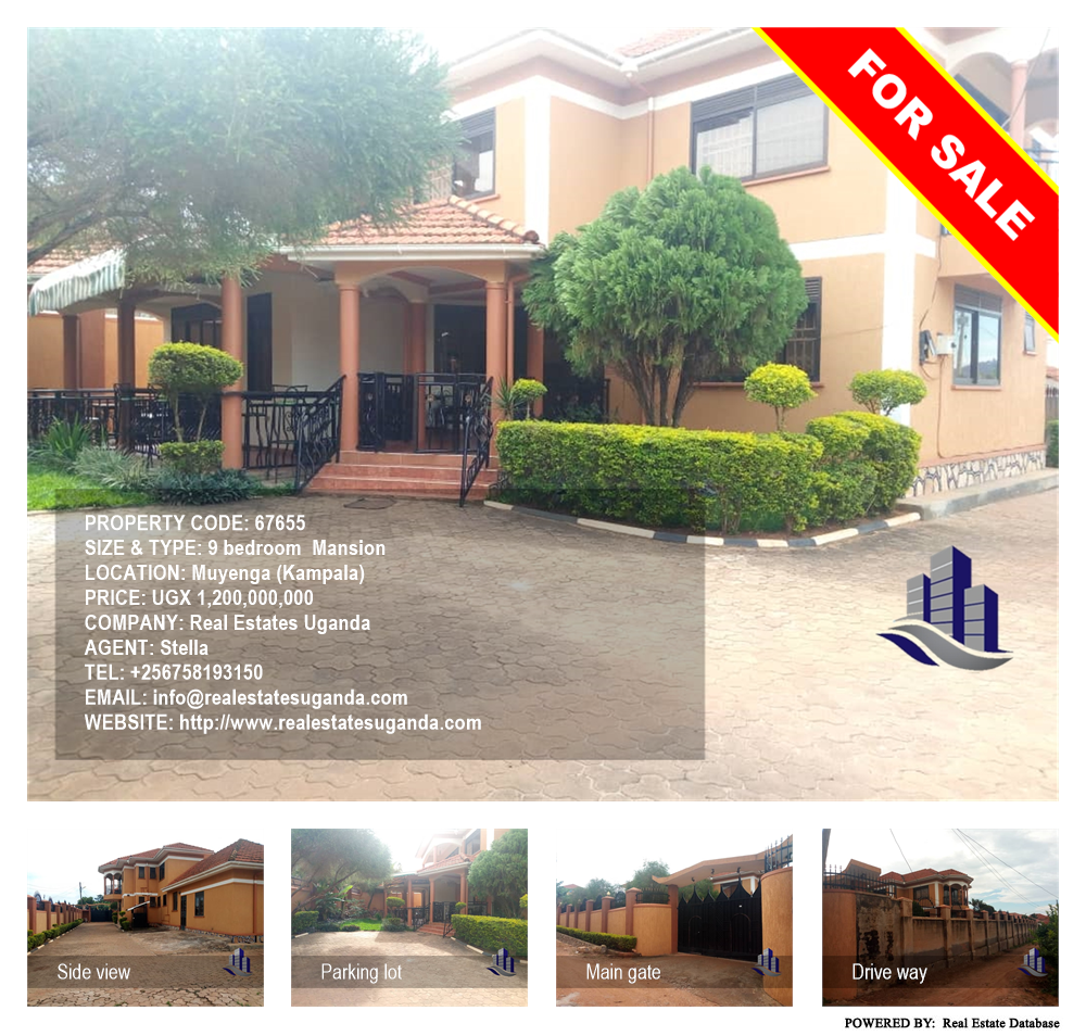 9 bedroom Mansion  for sale in Muyenga Kampala Uganda, code: 67655