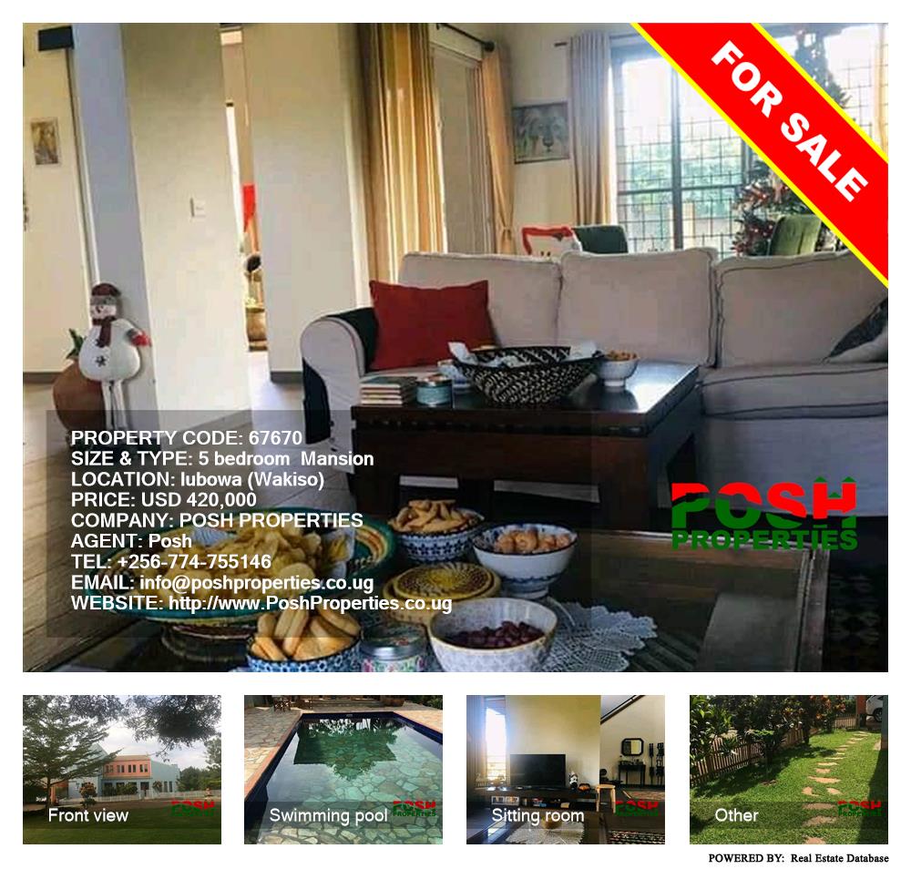 5 bedroom Mansion  for sale in Lubowa Wakiso Uganda, code: 67670