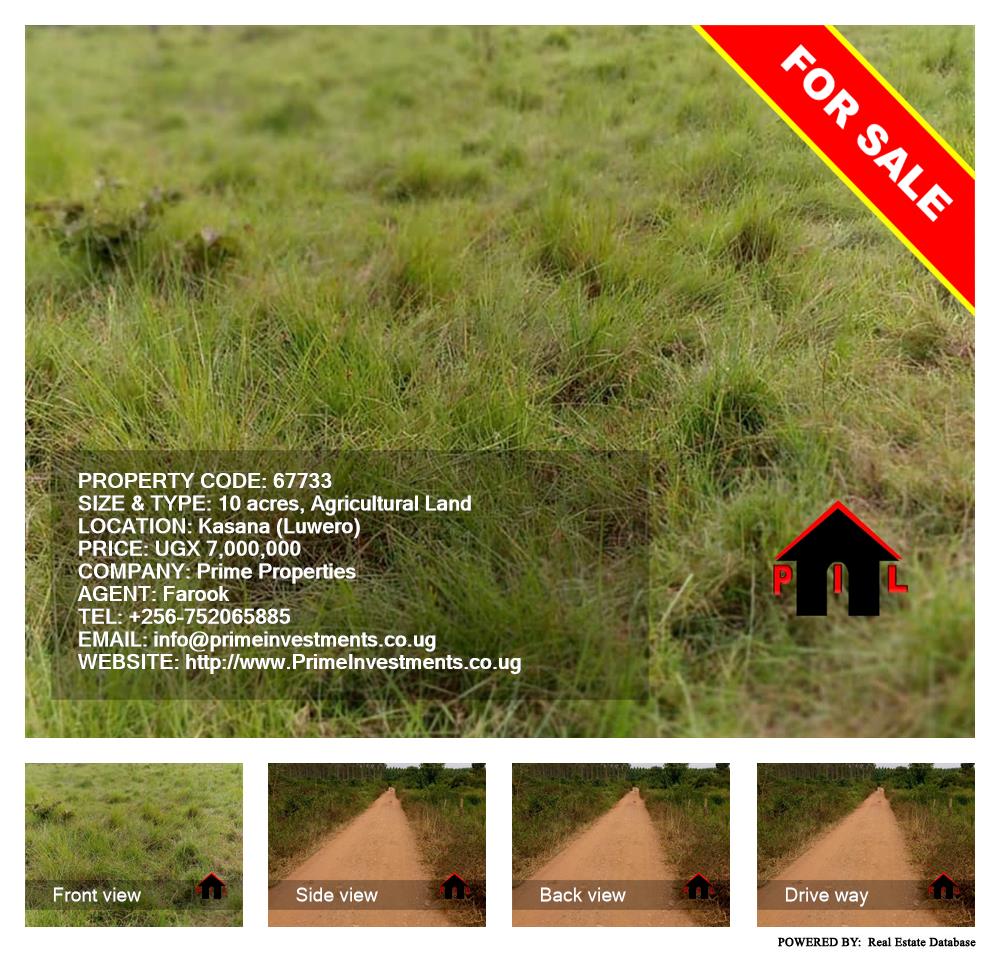 Agricultural Land  for sale in Kasana Luweero Uganda, code: 67733