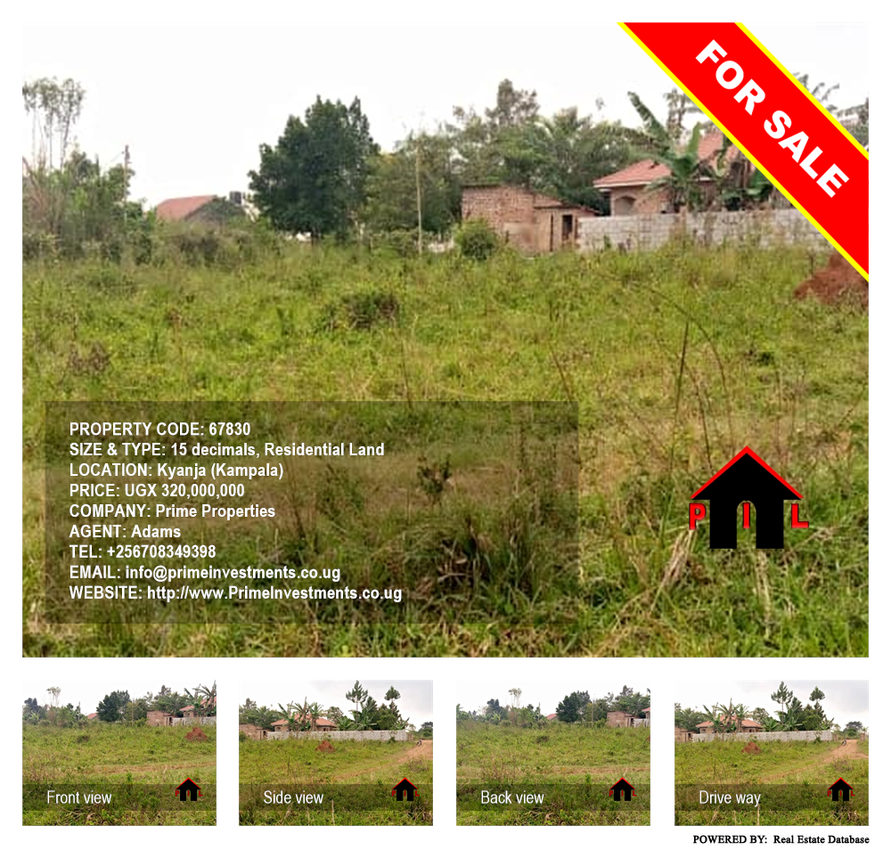 Residential Land  for sale in Kyanja Kampala Uganda, code: 67830