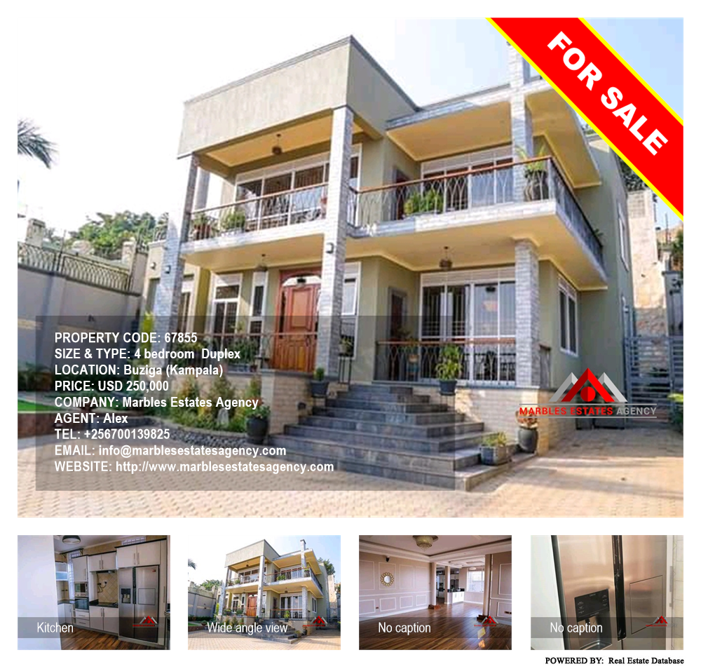4 bedroom Duplex  for sale in Buziga Kampala Uganda, code: 67855