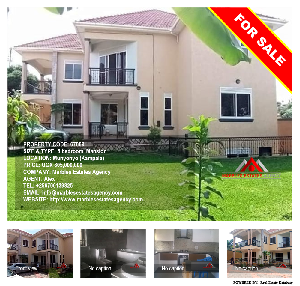 5 bedroom Mansion  for sale in Munyonyo Kampala Uganda, code: 67869