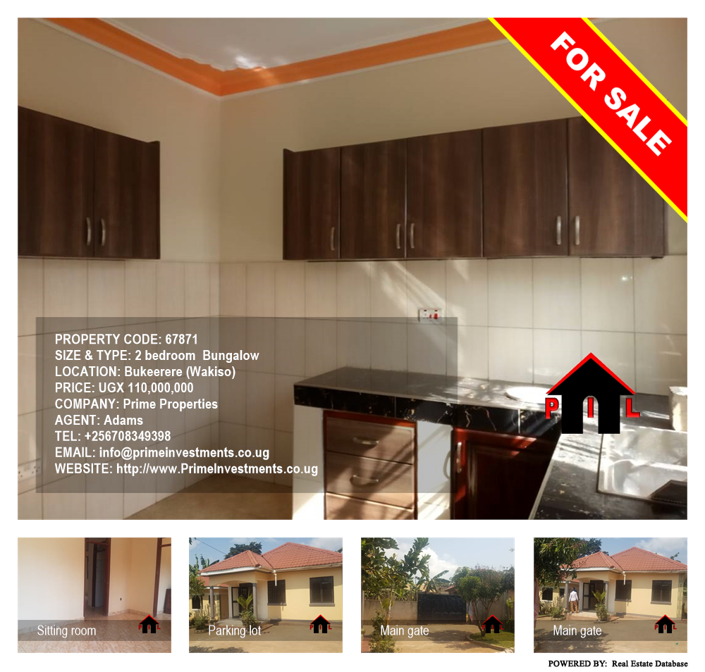 2 bedroom Bungalow  for sale in Bukeelele Wakiso Uganda, code: 67871