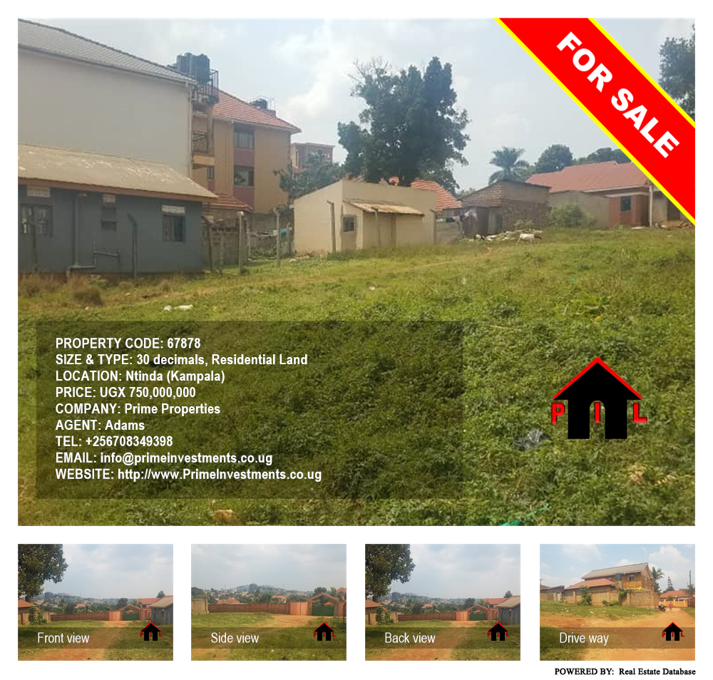 Residential Land  for sale in Ntinda Kampala Uganda, code: 67878