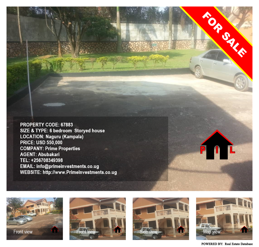 6 bedroom Storeyed house  for sale in Naguru Kampala Uganda, code: 67883
