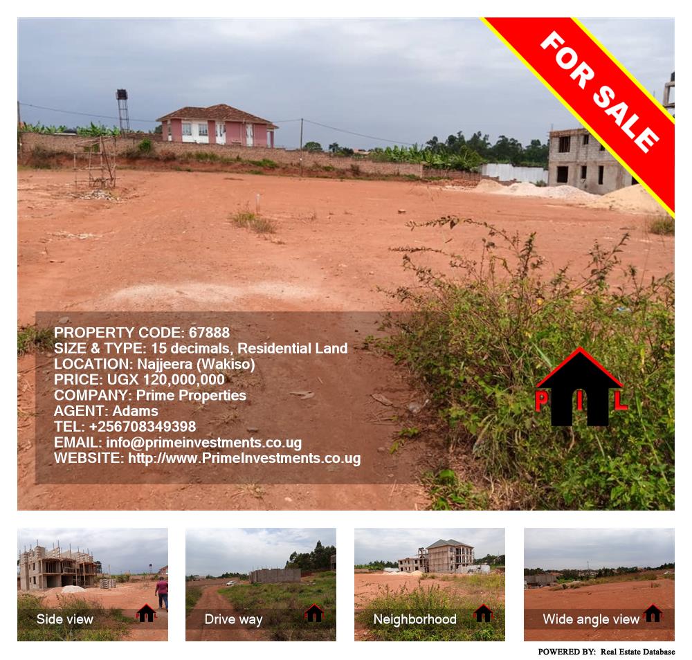 Residential Land  for sale in Najjera Wakiso Uganda, code: 67888