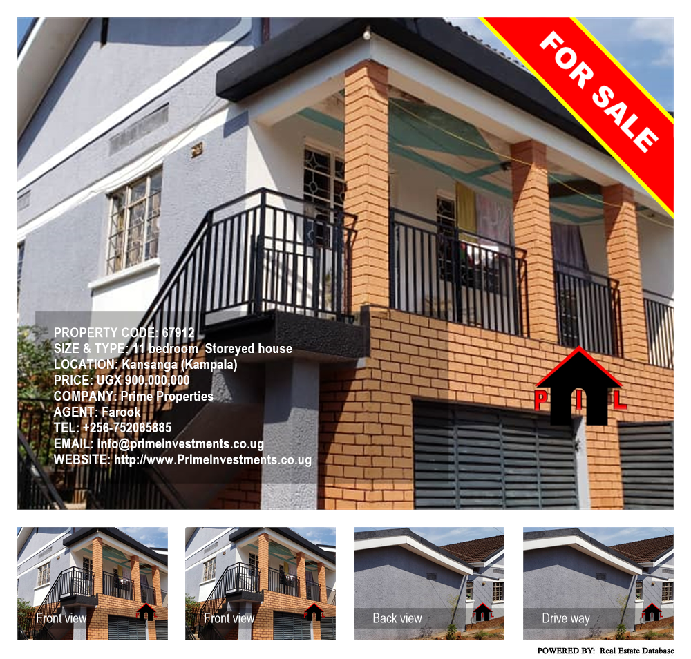 11 bedroom Storeyed house  for sale in Kansanga Kampala Uganda, code: 67912