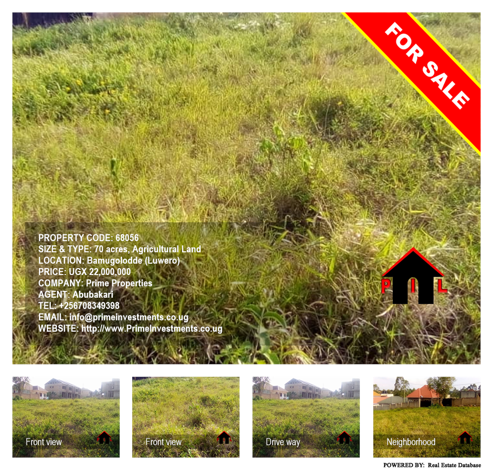 Agricultural Land  for sale in Bamugolodde Luweero Uganda, code: 68056