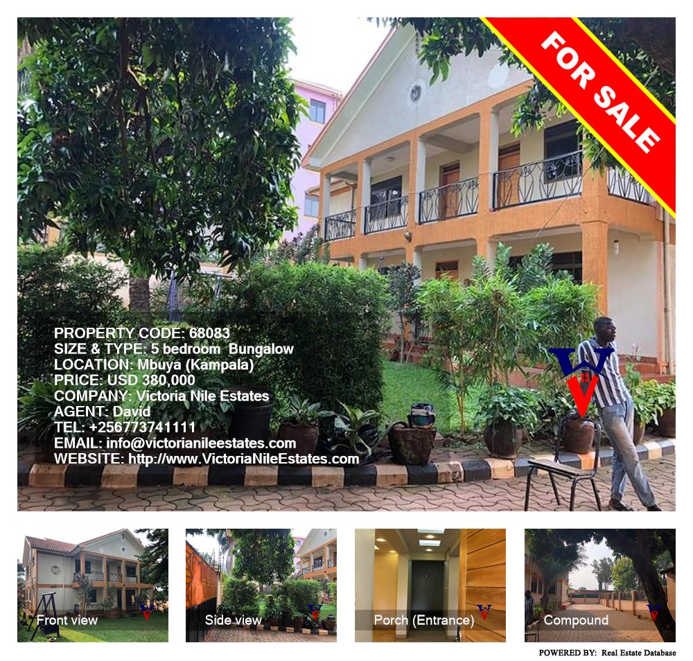 5 bedroom Bungalow  for sale in Mbuya Kampala Uganda, code: 68083
