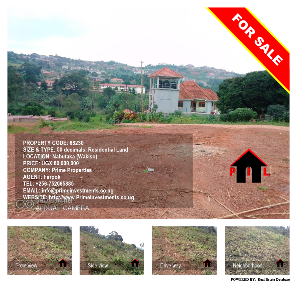 Residential Land  for sale in Nabutaka Wakiso Uganda, code: 68230
