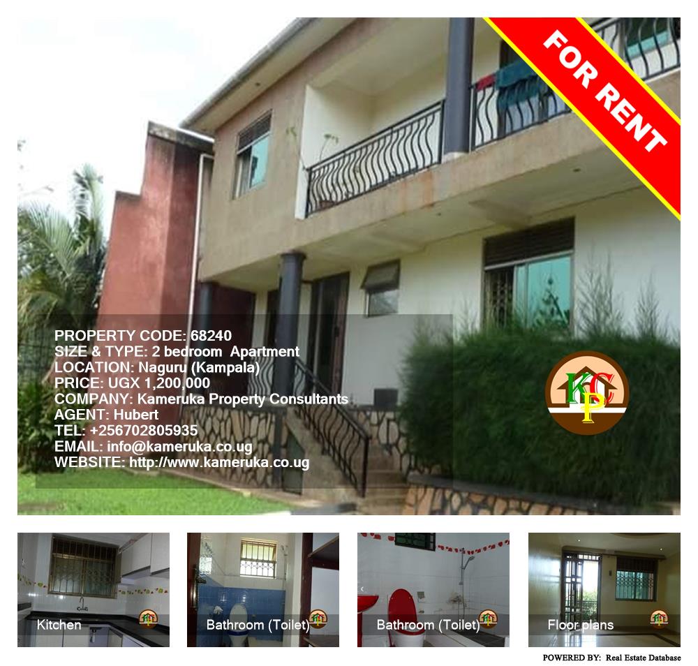 2 bedroom Apartment  for rent in Naguru Kampala Uganda, code: 68240