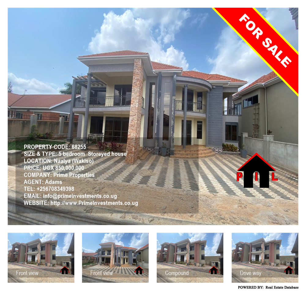 5 bedroom Storeyed house  for sale in Naalya Wakiso Uganda, code: 68255