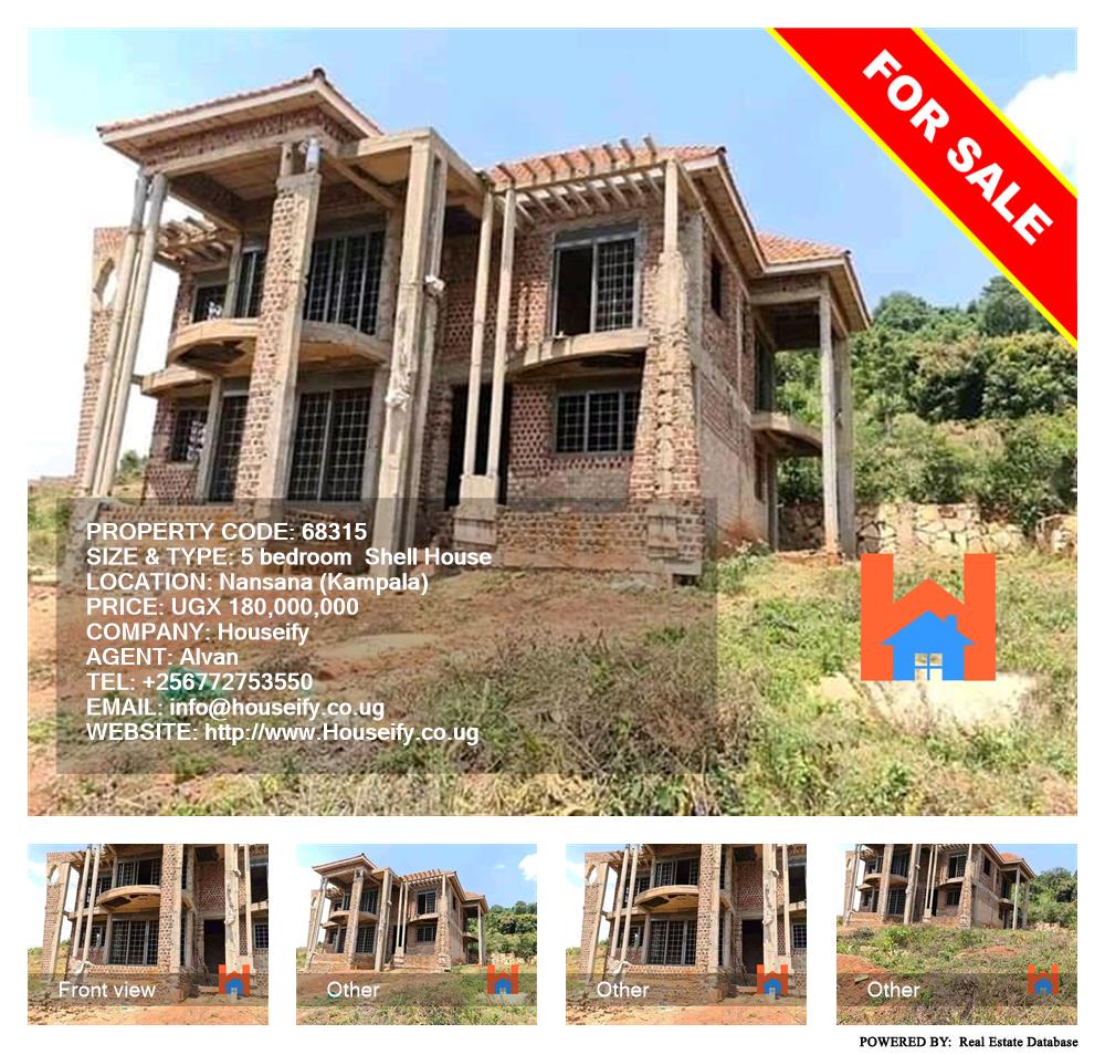 5 bedroom Shell House  for sale in Nansana Kampala Uganda, code: 68315