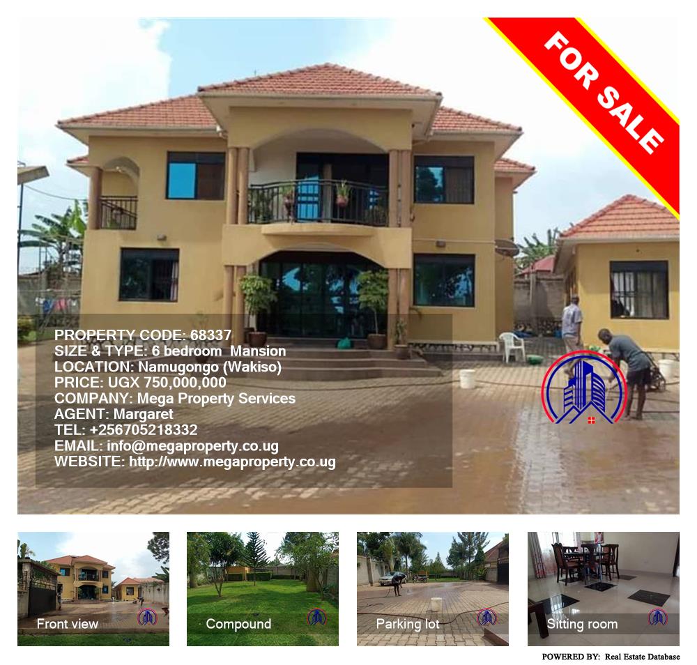 6 bedroom Mansion  for sale in Namugongo Wakiso Uganda, code: 68337