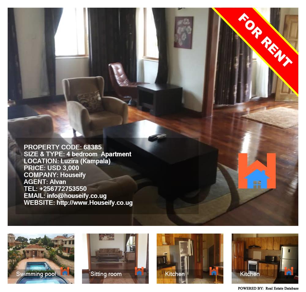 4 bedroom Apartment  for rent in Luzira Kampala Uganda, code: 68385