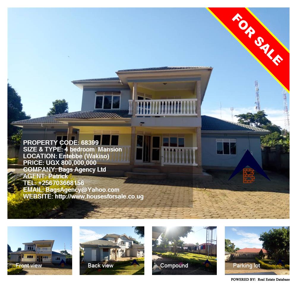 4 bedroom Mansion  for sale in Entebbe Wakiso Uganda, code: 68399
