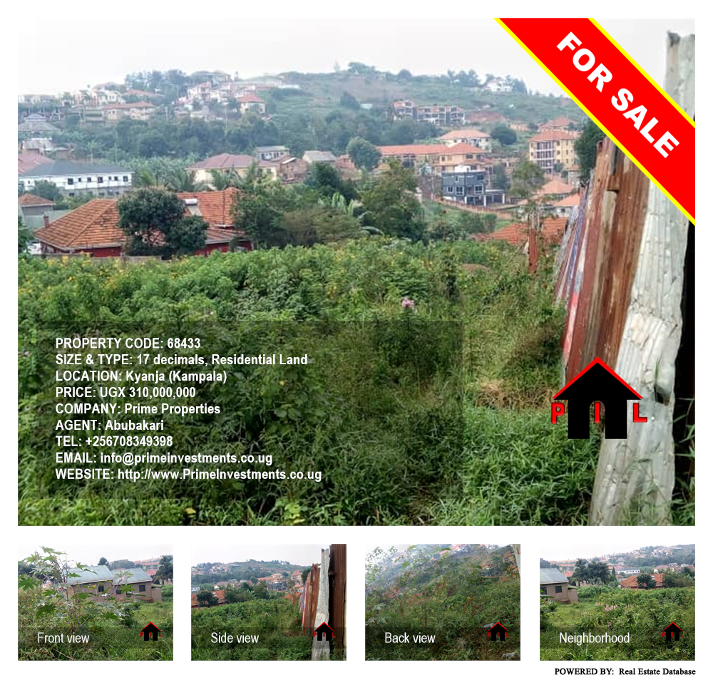 Residential Land  for sale in Kyanja Kampala Uganda, code: 68433