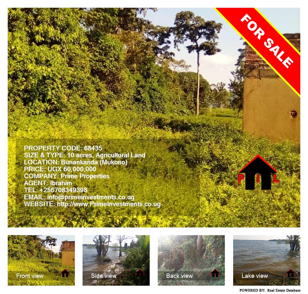 Agricultural Land  for sale in Bunankanda Mukono Uganda, code: 68435