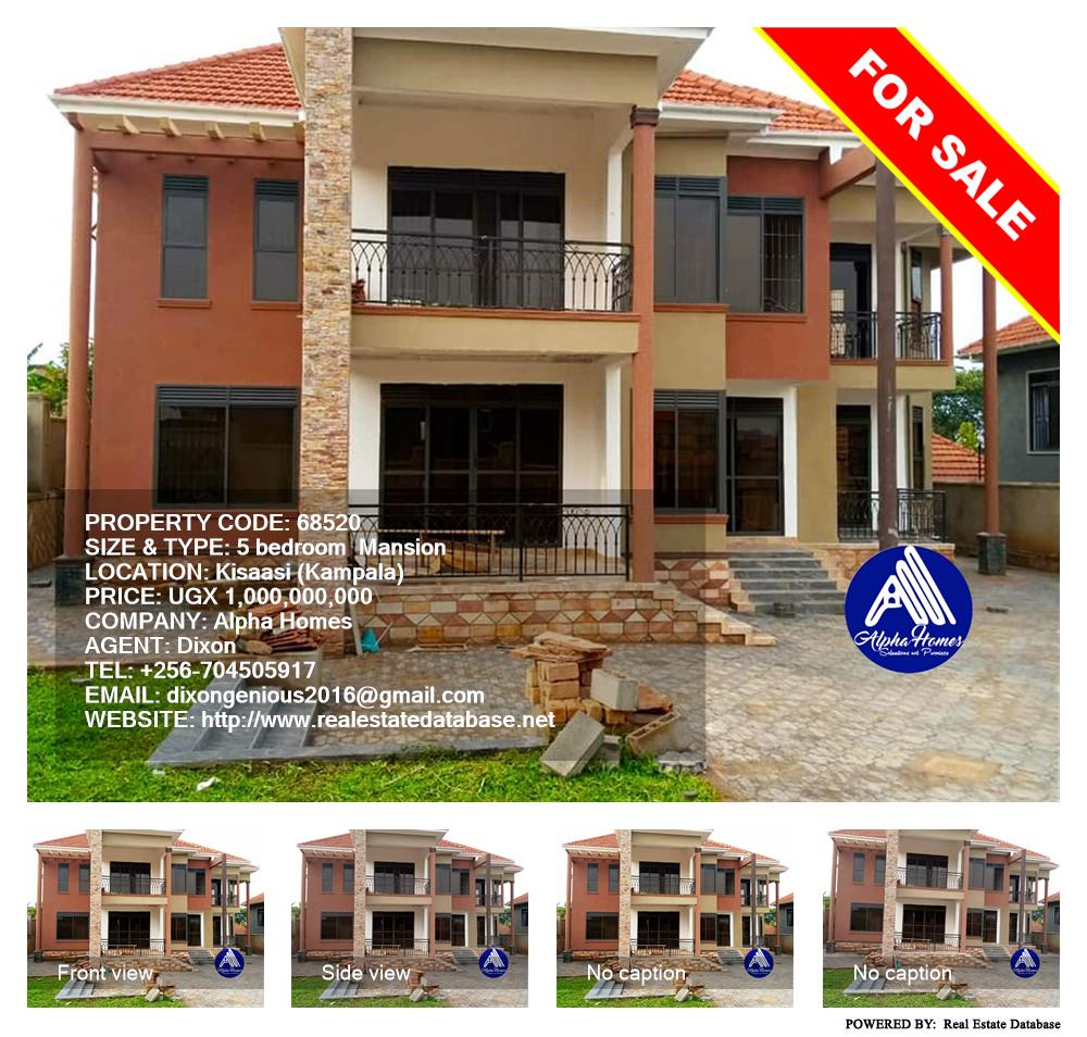 5 bedroom Mansion  for sale in Kisaasi Kampala Uganda, code: 68520