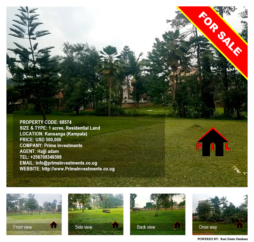 Residential Land  for sale in Kansanga Kampala Uganda, code: 68574