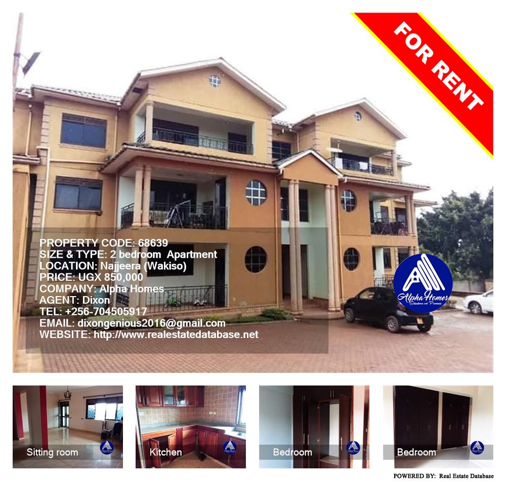 2 bedroom Apartment  for rent in Najjera Wakiso Uganda, code: 68639