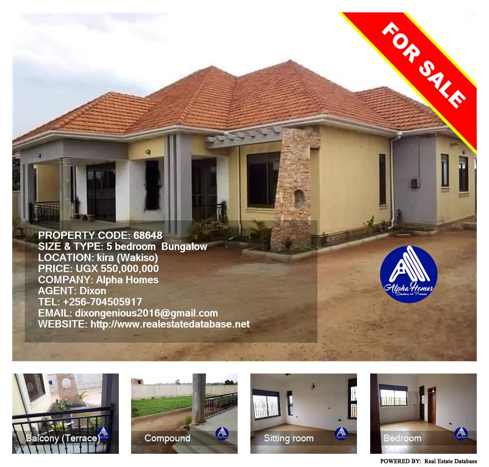 5 bedroom Bungalow  for sale in Kira Wakiso Uganda, code: 68648