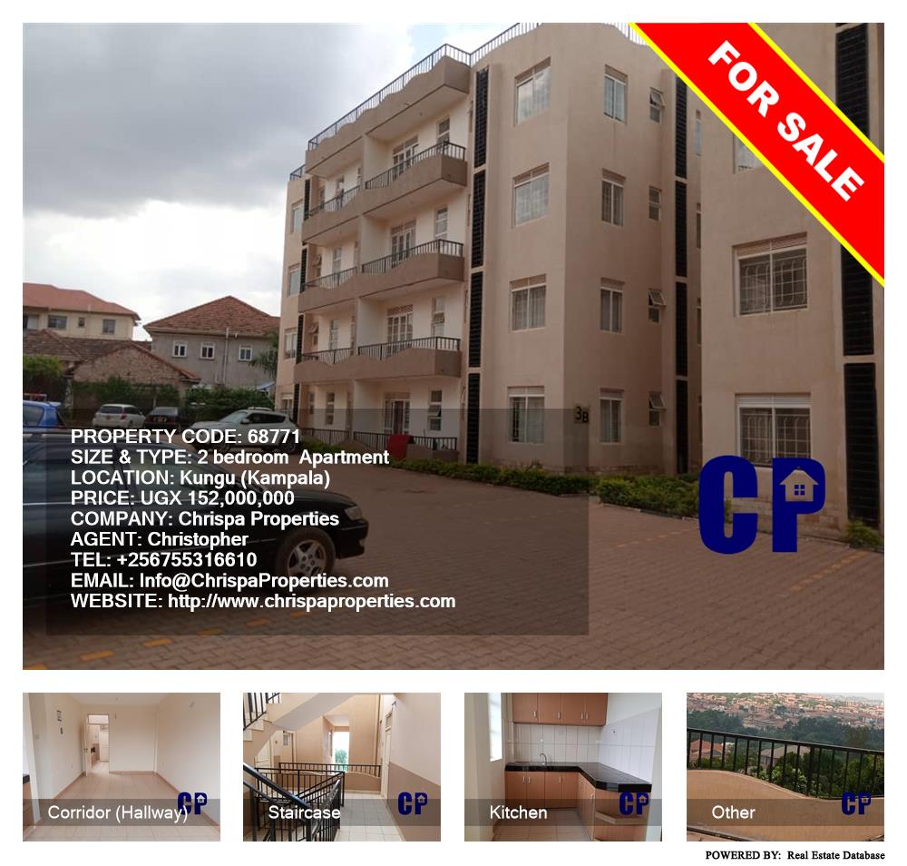 2 bedroom Apartment  for sale in Kungu Kampala Uganda, code: 68771