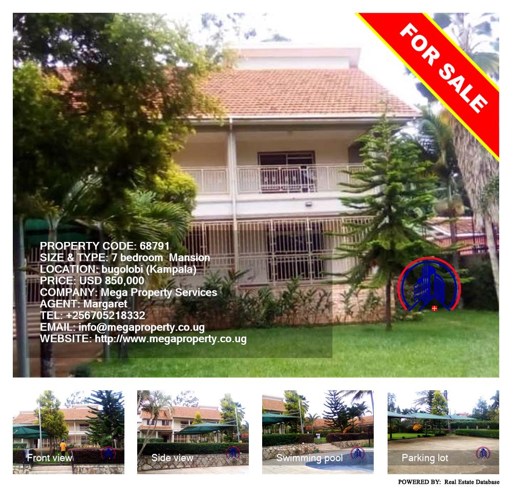 7 bedroom Mansion  for sale in Bugoloobi Kampala Uganda, code: 68791