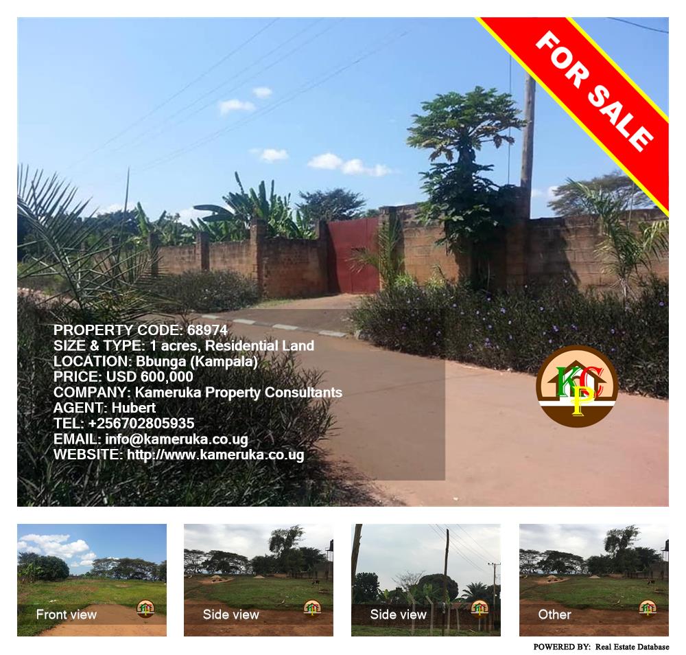 Residential Land  for sale in Bbunga Kampala Uganda, code: 68974