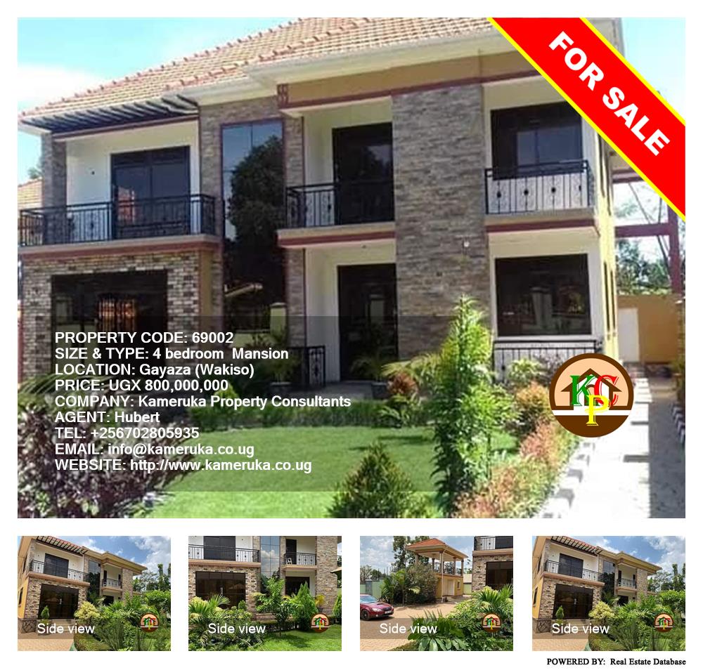 4 bedroom Mansion  for sale in Gayaza Wakiso Uganda, code: 69002