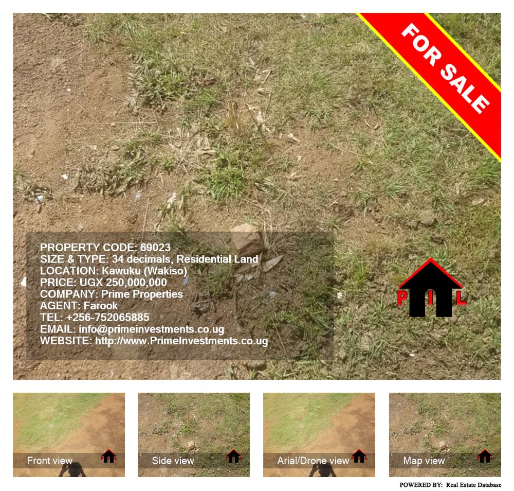 Residential Land  for sale in Kawuku Wakiso Uganda, code: 69023