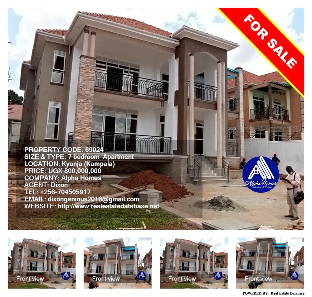 7 bedroom Apartment  for sale in Kyanja Kampala Uganda, code: 69024